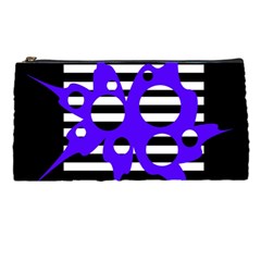 Blue Abstract Design Pencil Cases by Valentinaart