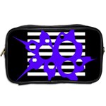 Blue abstract design Toiletries Bags 2-Side Back