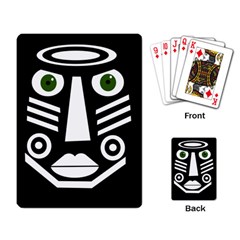 Mask Playing Card by Valentinaart