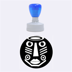 Mask Rubber Round Stamps (medium) by Valentinaart