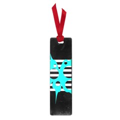 Cyan Abstract Design Small Book Marks by Valentinaart