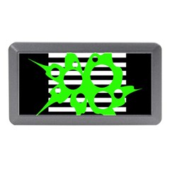 Green Abstract Design Memory Card Reader (mini)