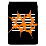 Orange abstract design Flap Covers (L)  Front