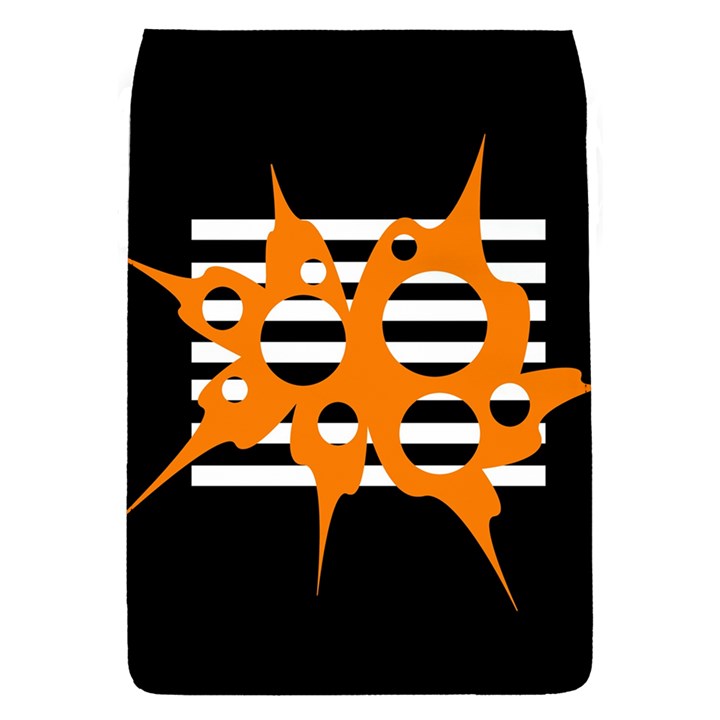 Orange abstract design Flap Covers (L) 