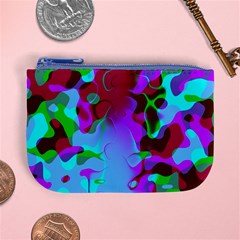 Retro Abstract Colorful Mini Coin Purse