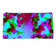 Retro Abstract Colorsplash Pencil Case