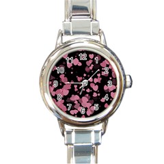 Pink Love Round Italian Charm Watch by TRENDYcouture