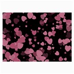 Pink Love Large Glasses Cloth Front