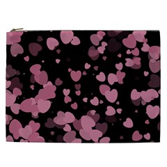 Pink Love Cosmetic Bag (xxl)  by TRENDYcouture