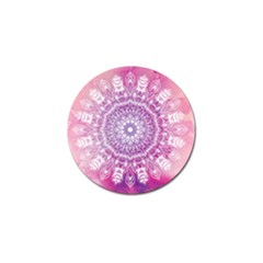 Pink Watercolour Mandala Golf Ball Marker (10 Pack) by TanyaDraws