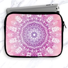 Pink Watercolour Mandala Apple Ipad 2/3/4 Zipper Cases by TanyaDraws