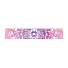 Pink Watercolour Mandala Flano Scarf (mini) by TanyaDraws