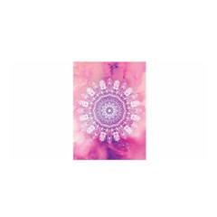 Pink Watercolour Mandala Satin Wrap