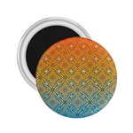 Ombre Fire and Water Pattern 2.25  Magnets Front