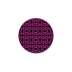 Dots Pattern Pink Golf Ball Marker (4 Pack) by BrightVibesDesign