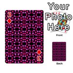 Dots Pattern Pink Playing Cards 54 Designs  Front - Diamond3