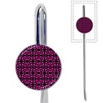 Dots Pattern Pink Book Mark Front