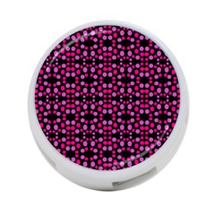 Dots Pattern Pink 4-port Usb Hub (one Side) by BrightVibesDesign