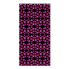 Dots Pattern Pink Shower Curtain 36  X 72  (stall)  by BrightVibesDesign