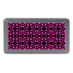 Dots Pattern Pink Memory Card Reader (Mini) Front