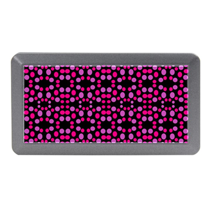 Dots Pattern Pink Memory Card Reader (Mini)