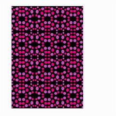 Dots Pattern Pink Large Garden Flag (two Sides)