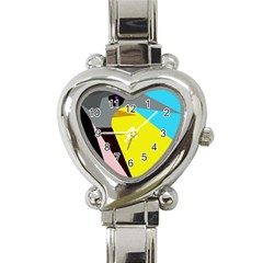 Angry Bird Heart Italian Charm Watch by Valentinaart