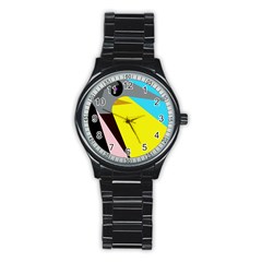 Angry Bird Stainless Steel Round Watch