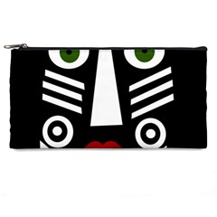 African Mask Pencil Cases by Valentinaart