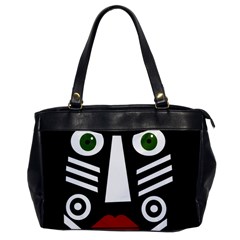 African Mask Office Handbags by Valentinaart