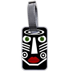 African Mask Luggage Tags (two Sides) by Valentinaart