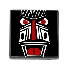 African Red Mask Memory Card Reader (square) by Valentinaart