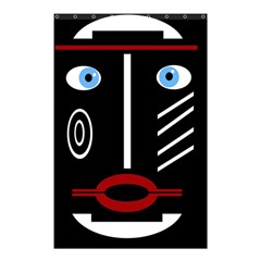 Decorative Mask Shower Curtain 48  X 72  (small) 