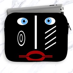 Decorative Mask Apple Ipad 2/3/4 Zipper Cases by Valentinaart