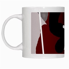 Crazy abstraction White Mugs