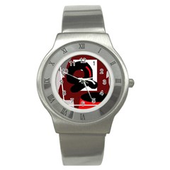 Crazy Abstraction Stainless Steel Watch by Valentinaart