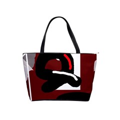 Crazy abstraction Shoulder Handbags