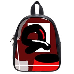 Crazy abstraction School Bags (Small) 