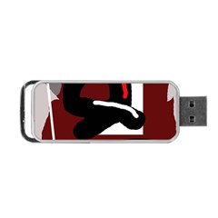 Crazy Abstraction Portable Usb Flash (one Side)