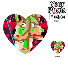 Abstract Animal Playing Cards 54 (heart) 