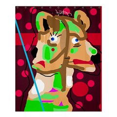 Abstract Animal Shower Curtain 60  X 72  (medium) 