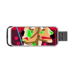 Abstract Animal Portable Usb Flash (one Side)