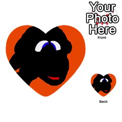 Black Sheep Multi-purpose Cards (heart)  by Valentinaart