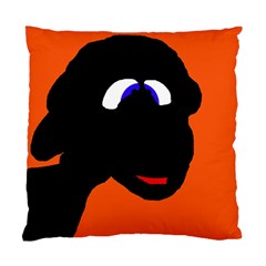 Black Sheep Standard Cushion Case (one Side) by Valentinaart