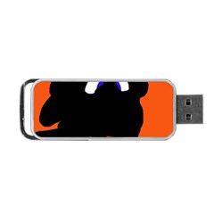 Black Sheep Portable Usb Flash (two Sides) by Valentinaart