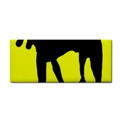 Black Dog Hand Towel