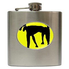 Black Dog Hip Flask (6 Oz) by Valentinaart