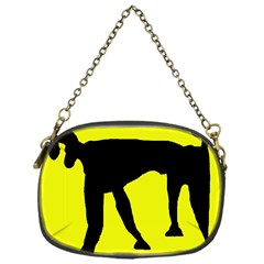 Black Dog Chain Purses (one Side)  by Valentinaart