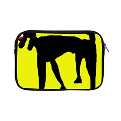 Black Dog Apple Ipad Mini Zipper Cases by Valentinaart