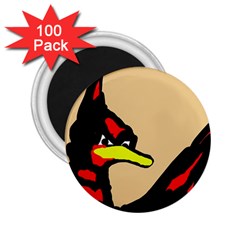 Angry Bird 2 25  Magnets (100 Pack)  by Valentinaart